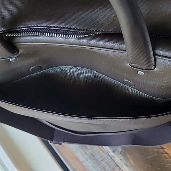 Jack Spade Textured Leather Weekender Duffle - Extra Large - Picture 15 of 16